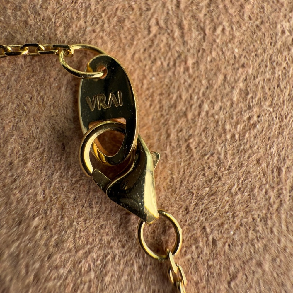 0.25ct 14K Solid Yellow Gold Diamond Solitaire Necklace from Vrai & Oro - Picture 3 of 6